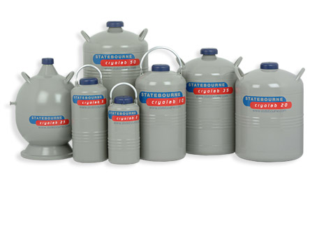 StateBourne CryoLab liquid nitrogen dewars