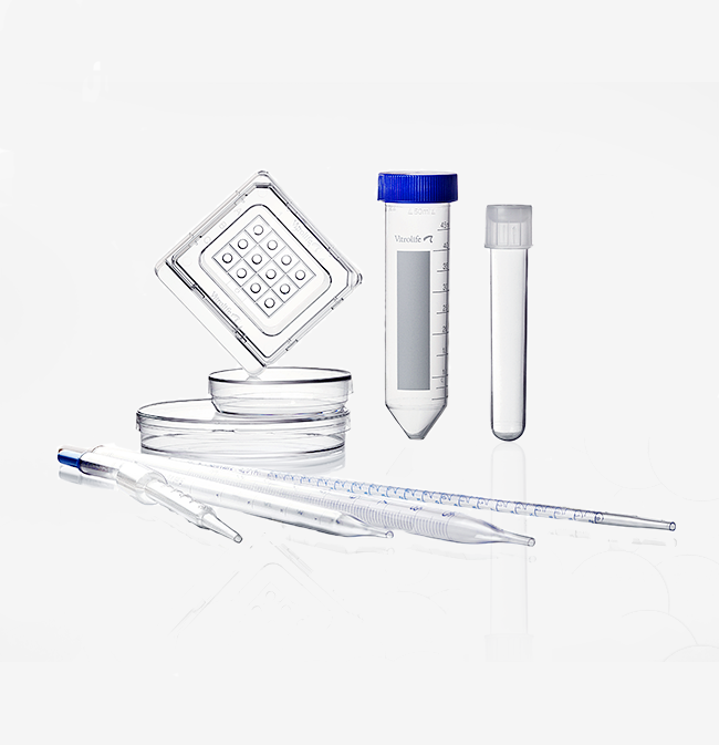 Vitrolife IVF labware — dishes, tubes and pipettes